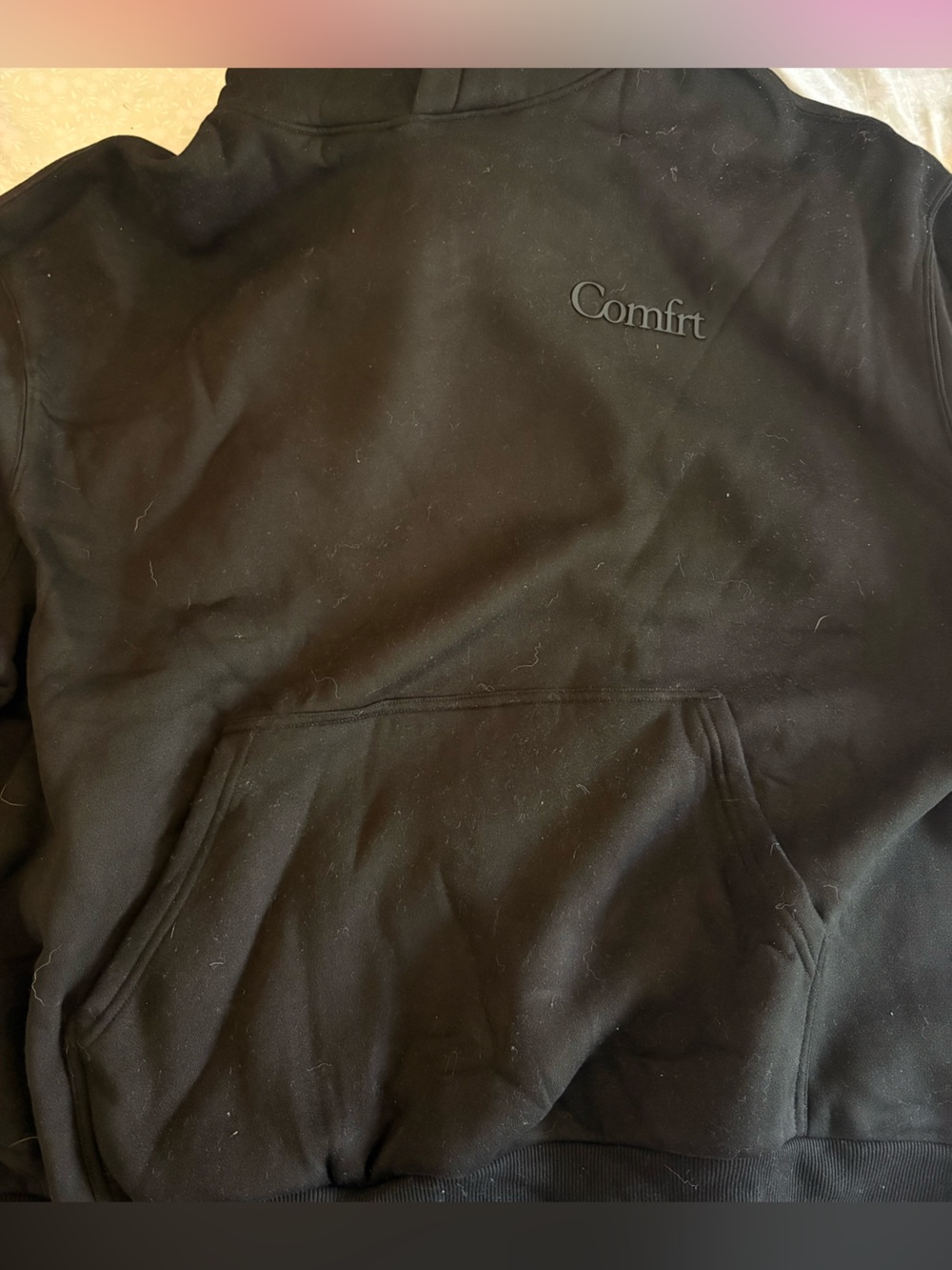 Black comfrt hoodie never worn